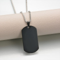 2020 New Trend Custom stainless steel military men's necklace